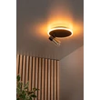 Plafoniera Lucide EVERINA metal, sticla, negru, transparent, LED, 5W+8W, 220lm+320lm, 2200K-6500K - 00131/23/30