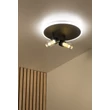 Plafoniera Lucide EVERINA metal, sticla, negru, transparent, LED, 5W+10W, 200lm+415lm, 2200K-6500K - 00131/30/30