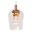 Pendul Lucide BERLIANE metal, sticla, auriu, transparent, LED, 4W, 150lm, 2700K - 00430/04/60