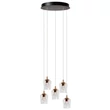 Pendul Lucide BERLIANE metal, sticla, auriu, transparent, LED, 4W, 200lm, 2700K - 00430/21/60