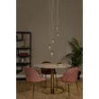 Pendul Lucide BERLIANE metal, sticla, auriu, transparent, LED, 4W, 200lm, 2700K - 00430/21/60