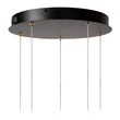 Pendul Lucide BERLIANE metal, sticla, auriu, transparent, LED, 4W, 200lm, 2700K - 00430/21/60