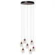 Pendul Lucide BERLIANE metal, sticla, auriu, transparent, LED, 4W, 200lm, 2700K - 00430/28/60