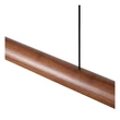 Pendul Lucide LANGHOLT metal, lemn, negru, maro, LED, 28W, 3300lm, 2200K-4000K - 01402/28/72