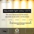 Pendul Lucide LANGHOLT metal, lemn, negru, maro, LED, 28W, 3300lm, 2200K-4000K - 01402/28/72
