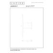 Pendul Lucide LANGHOLT metal, lemn, negru, maro, LED, 28W, 3300lm, 2200K-4000K - 01402/28/72