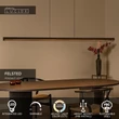 Pendul Lucide FELSTED lemn, negru, LED, 28W, 3300lm, 2200K-4000K - 01403/28/70