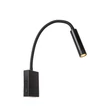 Aplica de perete Lucide ALEC metal,negru,G9,2700K,3W,260Lm - 03246/03/30