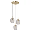 Pendul Lucide ALICENT metal, sticla, auriu, transparent, E27, 40W - 03450/03/02