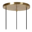 Pendul Lucide ALICENT metal, sticla, auriu, transparent, E27, 40W - 03450/03/02