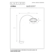 Lampadar Lucide CORINA metal,plastic,crem,E27 - 03747/60/38