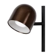 Lampadar Lucide SKANSKA metal, negru, maro, LED, 3W, 350lm, 3000K-6000K, IP44 - 03749/03/96