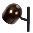 Lampadar Lucide SKANSKA metal, negru, maro, LED, 3W, 350lm, 3000K-6000K, IP44 - 03749/03/96