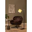 Lampadar Lucide LESLEY metal, textil, negru, bej, E27, 40W - 03750/81/30