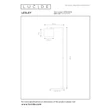 Lampadar Lucide LESLEY metal, textil, negru, bej, E27, 40W - 03750/81/30