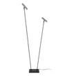 Lampadar Lucide DUARTE metal, negru, gri, G9, 4W - 03751/02/15