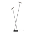 Lampadar Lucide DUARTE metal, negru, gri, G9, 4W - 03751/02/15