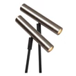 Lampadar Lucide DUARTE metal, negru, gri, G9, 4W - 03751/02/15