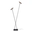 Lampadar Lucide DUARTE metal, negru, G9, 4W - 03751/02/96