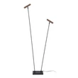 Lampadar Lucide DUARTE metal, negru, G9, 4W - 03751/02/96