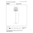 Lampadar exterior Lucide NERIDA metal, plastic, negru, E27, IP44 - 03845/81/30