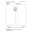Lampadar exterior Lucide NERIDA metal, plastic, negru, maro, E27, IP44 - 03845/81/72
