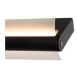 Aplica de perete pentru baie Lucide WANDA metal,sticla,acril,negru,opal,LED,3000K,15W,700Lm,IP44 - 04212/12/30