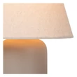 Veioza Lucide MACIA ceramic, textil, crem, E14, 15W - 06527/01/38