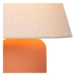 Veioza Lucide MACIA ceramic, textil, portocaliu, crem, E14, 15W - 06527/01/55
