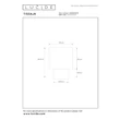 Veioza Lucide TISSAJA beton, textil, alb, E14, 40W - 06528/28/31