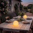 Veioza exterior Lucide PINO plastic, alb, LED, 1.5W, 164lm, 2700K-6500K, IP65 - 06529/15/31