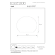 Veioza exterior Lucide PINO plastic, alb, LED, 1.5W, 164lm, 2700K-6500K, IP65 - 06529/15/31