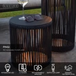 Lampadar exterior Lucide PINGI plastic, negru, LED, 3W, 125lm, 3000K, IP44 - 06822/37/30