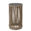 Lampadar exterior Lucide PINGI plastic, negru, maro, LED, 3W, 125lm, 3000K, IP44 - 06822/62/41