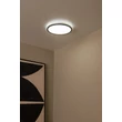 Plafoniera Lucide CASTOR plastic, negru, opal, LED, 20W, 2000lm, 2700K-6500K - 07120/22/30