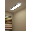 Plafoniera Lucide ELLY plastic, negru, opal, LED, 36W, 3000lm, 2700K-4000K - 07121/36/30