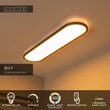 Plafoniera Lucide ELLY plastic, negru, opal, LED, 36W, 3000lm, 2700K-4000K - 07121/36/30