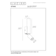 Aplica de perete Lucide OTIMO metal, bej, GU10, 40W - 09216/02/41