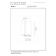Spot Lucide DUPLA metal, gri, GU10, 3.8W - 09243/01/15