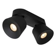 Spot Lucide TRIGONO metal, negru, GU10 - 09935/02/30