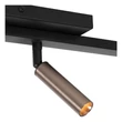 Spot Lucide KEONI metal, negru, maro, G9, 3.8W - 09943/06/97