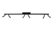Spot Lucide KEONI metal, negru, maro, G9, 3.8W - 09943/06/97