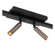 Spot Lucide KEONI metal, negru, maro, G9, 3.8W - 09943/06/97