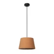 Pendul Lucide WOOLLY metal, bumbac, negru, galben okker, E27 - 10416/01/44