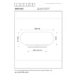 Veioza Lucide SENTINO metal, sticla, auriu, maro, G9, 5W - 10525/30/41