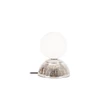 Veioza Lucide GLITZER metal, sticla, argintiu, opal, G9, 5W - 10527/01/14