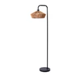 Lampadar Lucide YUNKAI metal,natur,negru,maro,E27 - 10713/28/72