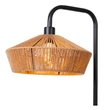 Lampadar Lucide YUNKAI metal,natur,negru,maro,E27 - 10713/28/72