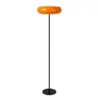 Lampadar Lucide SENTINO metal,sticla,negru,portocaliu,G9 - 10725/01/53