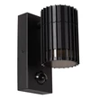 Aplica de perete exterioara cu senzor crepuscular si senzor de miscare Lucide TIMBALA metal, negru, GU10, 7W, IP44 - 11839/01/30